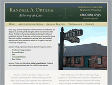 Tablet Screenshot of ortegalawoffice.com